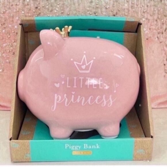 New Kate & Milo "Little Princess" Piggy Bank. NEW - Picture 1 of 6